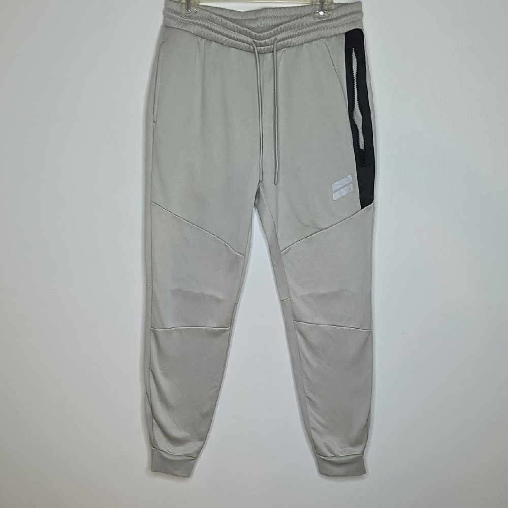 Hurley Light Gray Joggers with Black Accent Size MEDIUM